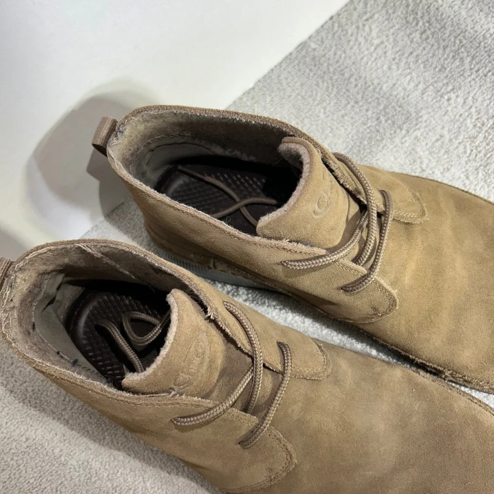 Chaco Paonia Chukka Boots Mens 9 Teak Brown Suede JCH108501 Desert Boots